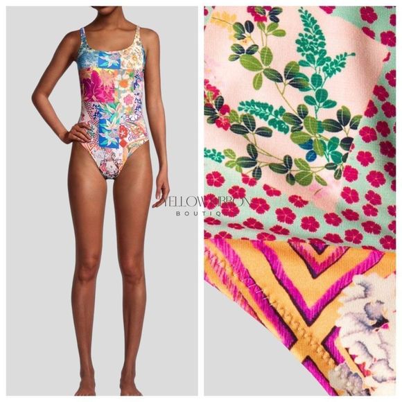 🆕 Johnny Was Barcelona One Piece Swimsuit - Picture 3 of 4